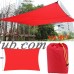 Square Sun Shade Sail UV Block Canopy Awning Shelter Patio Sun Shade Sail Canopy for Outdoor Facility and Activities(16.40x14.76feet/13.12x9.84feet)   